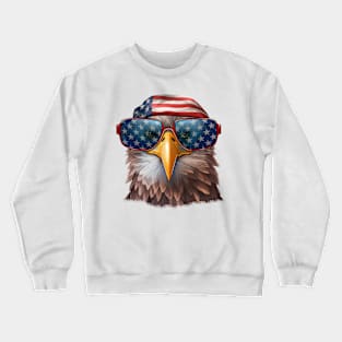 Cool American Eagle Portrait #1 Crewneck Sweatshirt